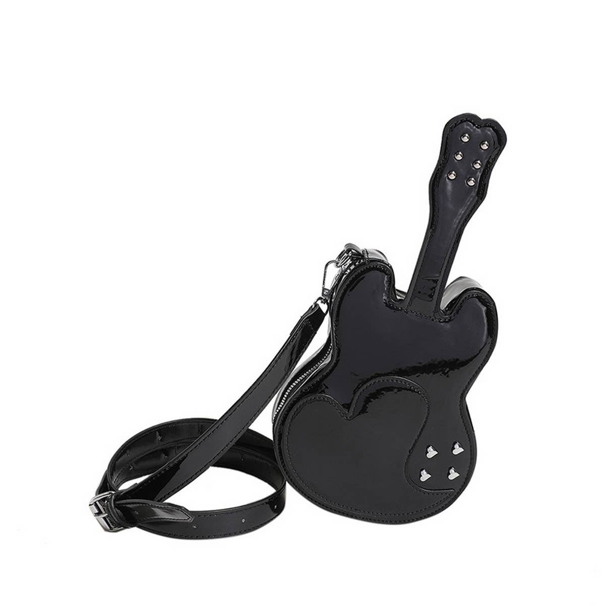 FASHION VIOLIN SHAPE CHAIN SHOULDER BAG_CWAB0995