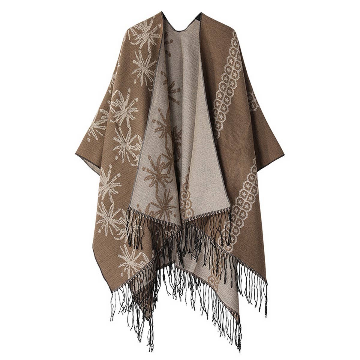 ETHNIC STYLE SHAWL CAPE DOUBLESIDED THICKENED CAPE_CWASC2177