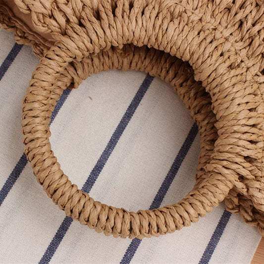SEMI-CIRCLE HOLLOW STRAW BAG_CWAB2098