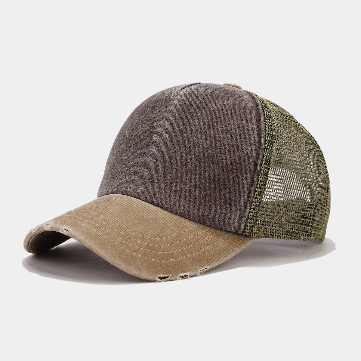 2024 NEW CONTRAST COLOR WASHED BASEBALL CAP_CWAH1571