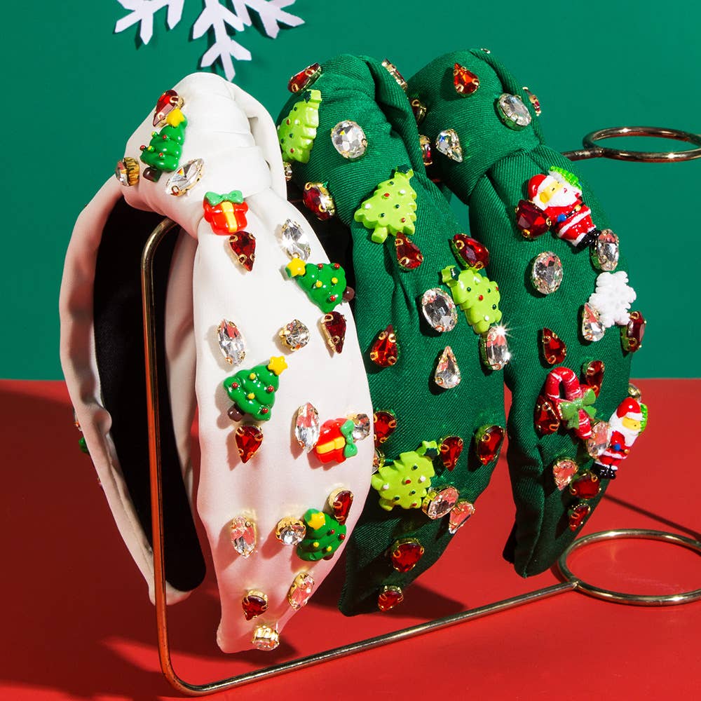 CHRISTMAS HEADBAND LADY CHRISTMAS TREE