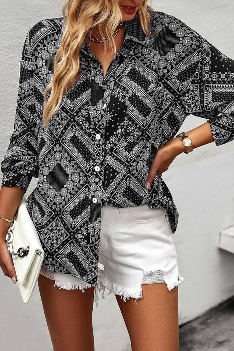 CWTBLL3762_FOUR SEASONS TEMPERAMENT COMMUTER SHIRT