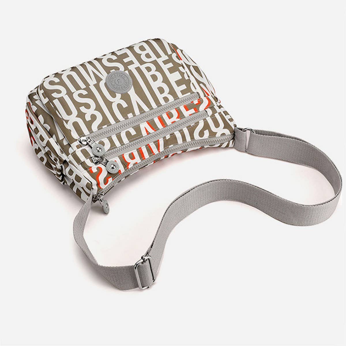 SIMPLE AND ELEGANT NYLON CROSSBODY SHOULDER BAG