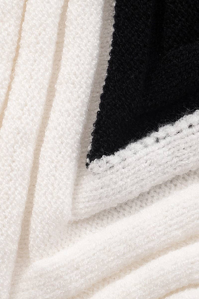 CWDSD10501_COLORBLOCK ONE SHOULDER BACKLESS MINI DRESS