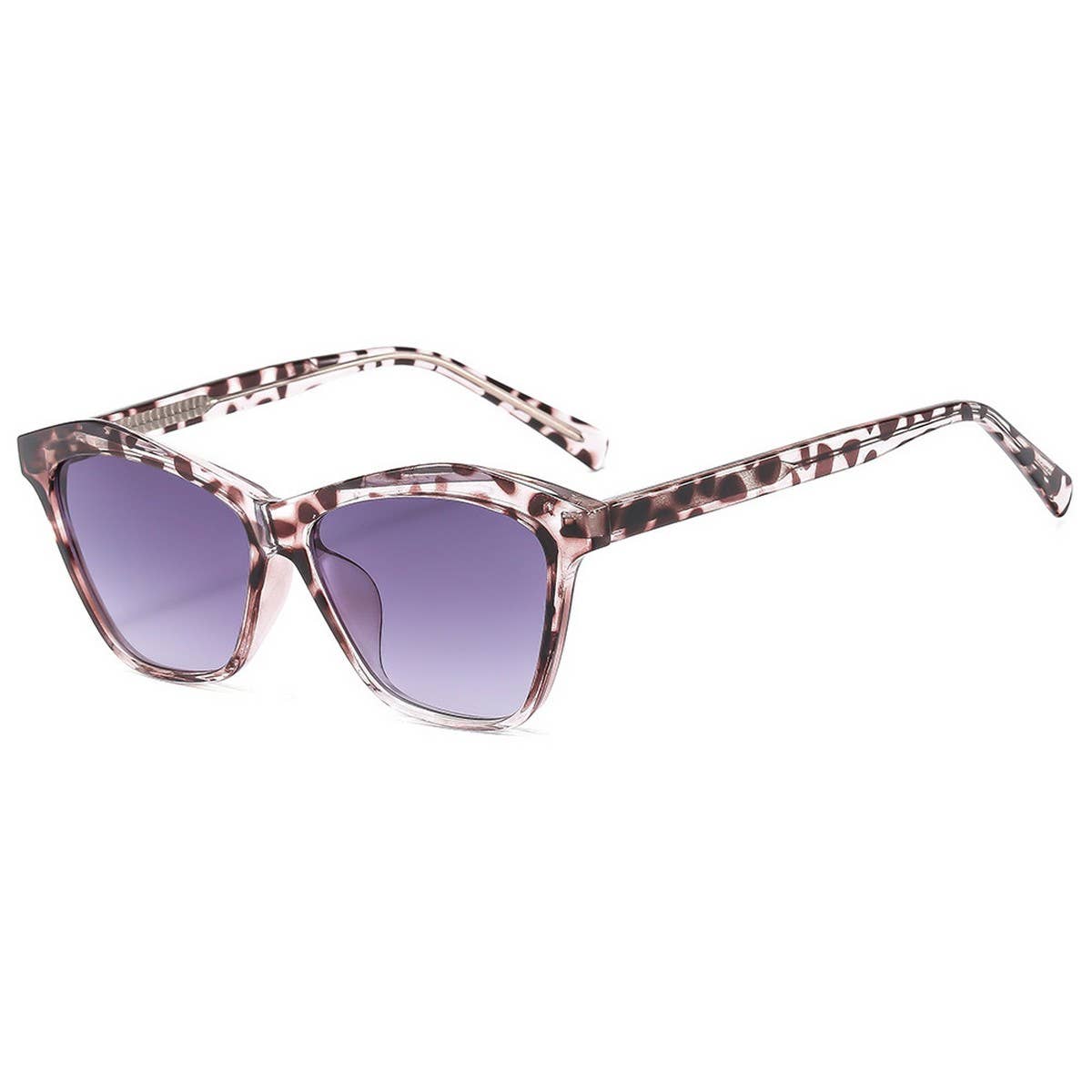 Fashion Colorblock Clip-On Temple Sunglasses Women_CWASG1171