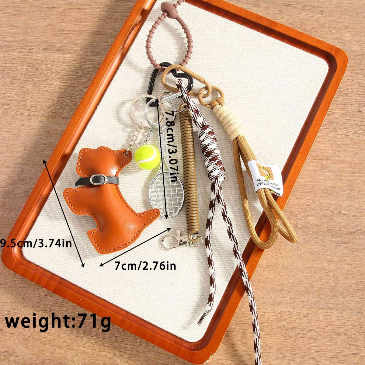 Cartoon Dog Bag Charm ??Baseball Chain Style_CWMM7568