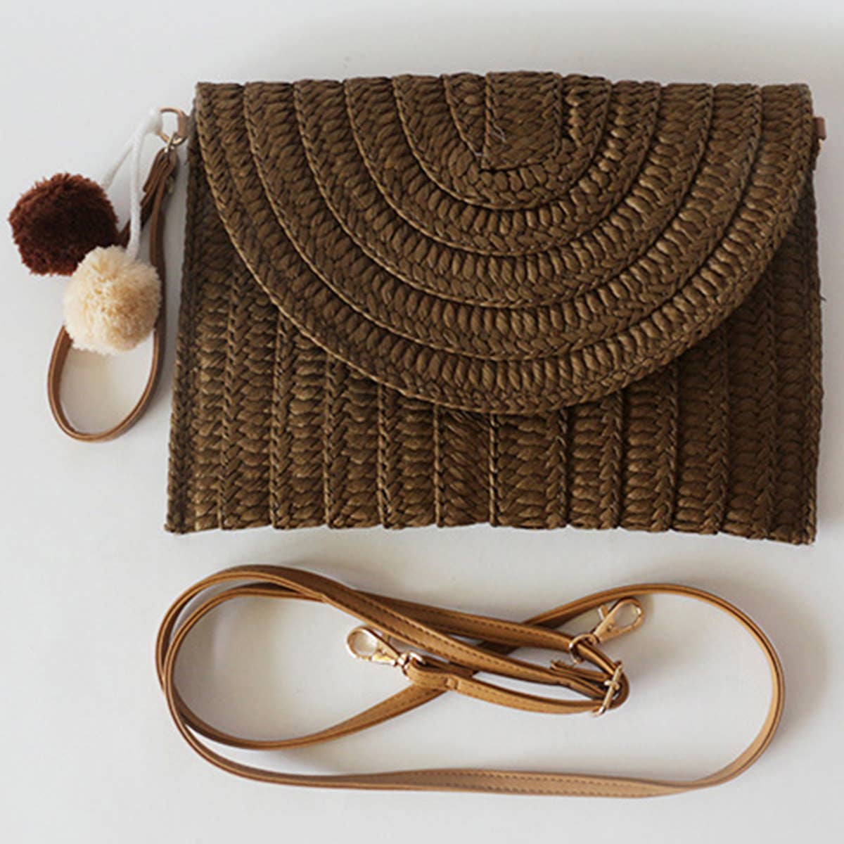 WOMEN  CASUAL SAND CLUTCHE CROSSBODY BAG_CWAB0811
