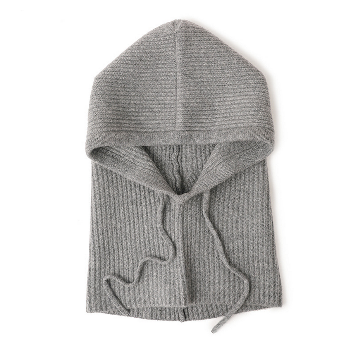 Cashmere Balaclava Hat ??Knit Hood Scarf for Her_CWAH3994