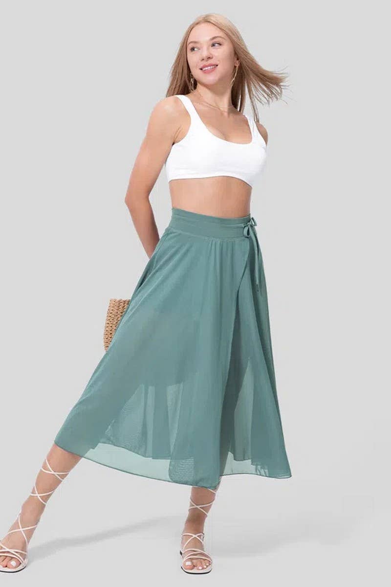 CWBLS0661_TEMPERAMENTAL AND FASHIONABLE ROMPER SKIRT