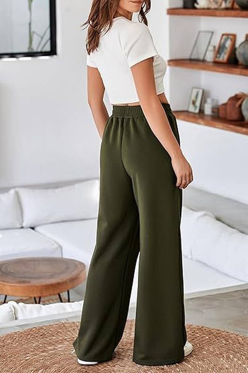 CWBLP01043_CASUAL HIGH WAIST WIDE LEG PANTS