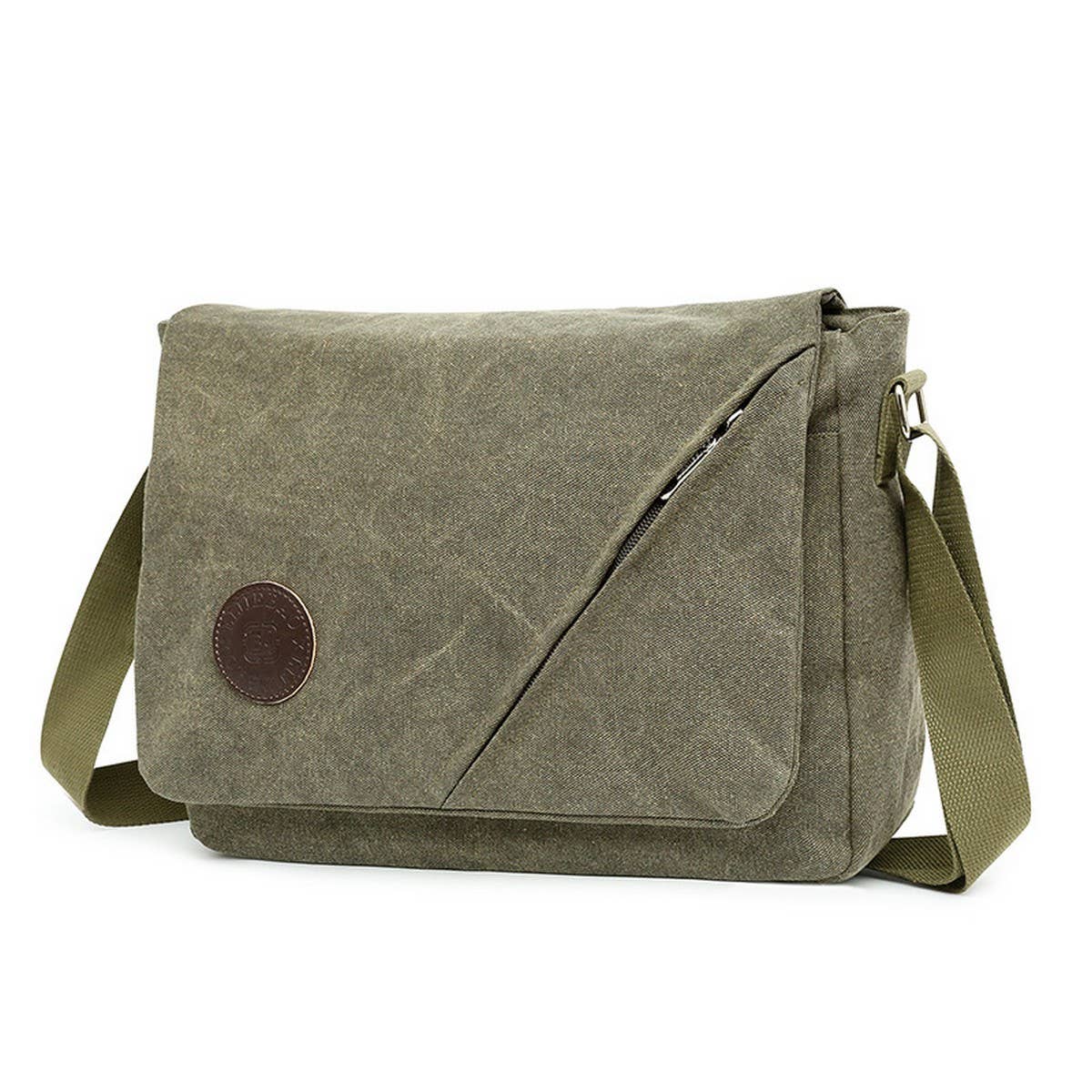 VINTAGE BACK-TO-SCHOOL CANVAS SATCHEL_CWAB2215