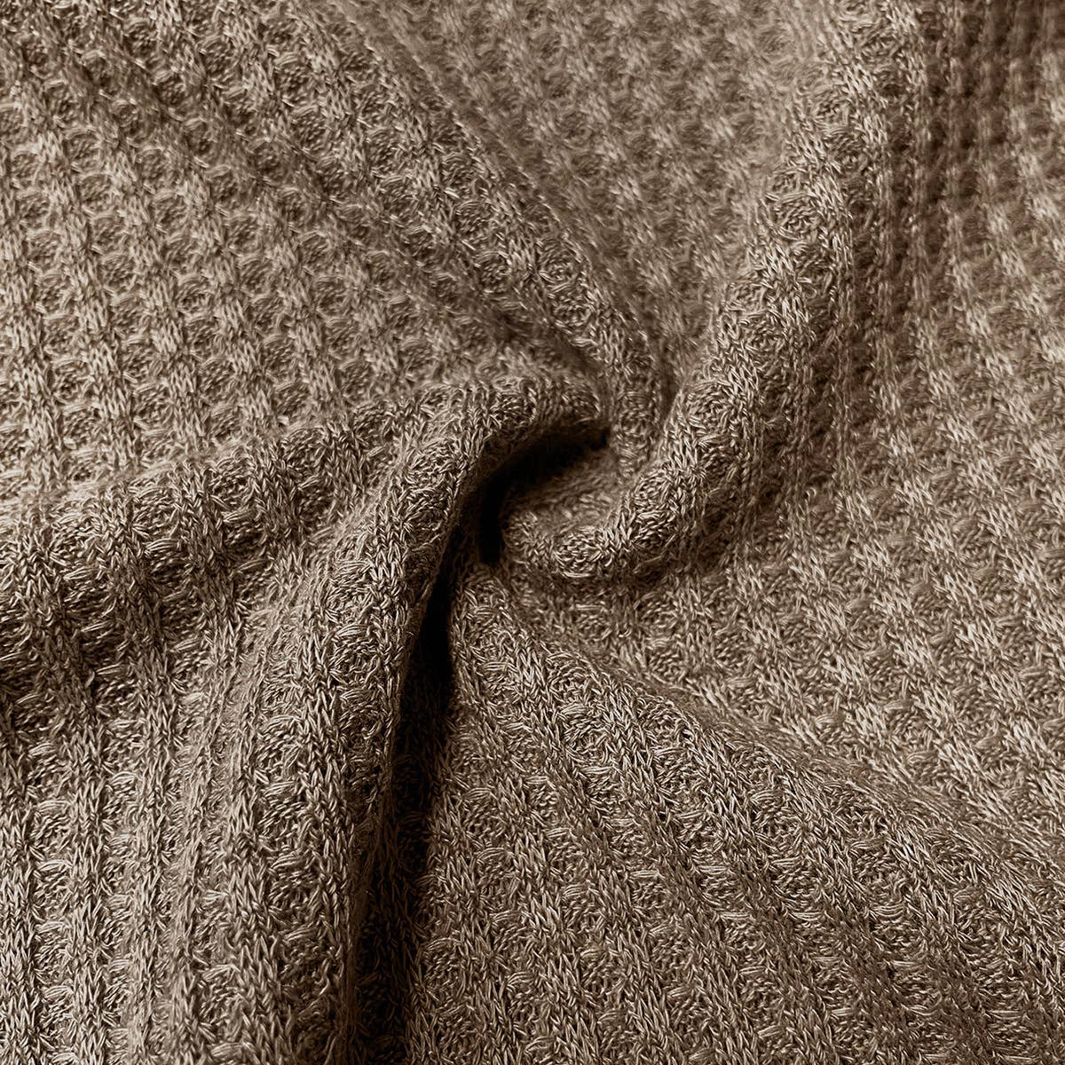 BUTTON-KNIT CASUAL FASHION CREW-NECK HOODIE