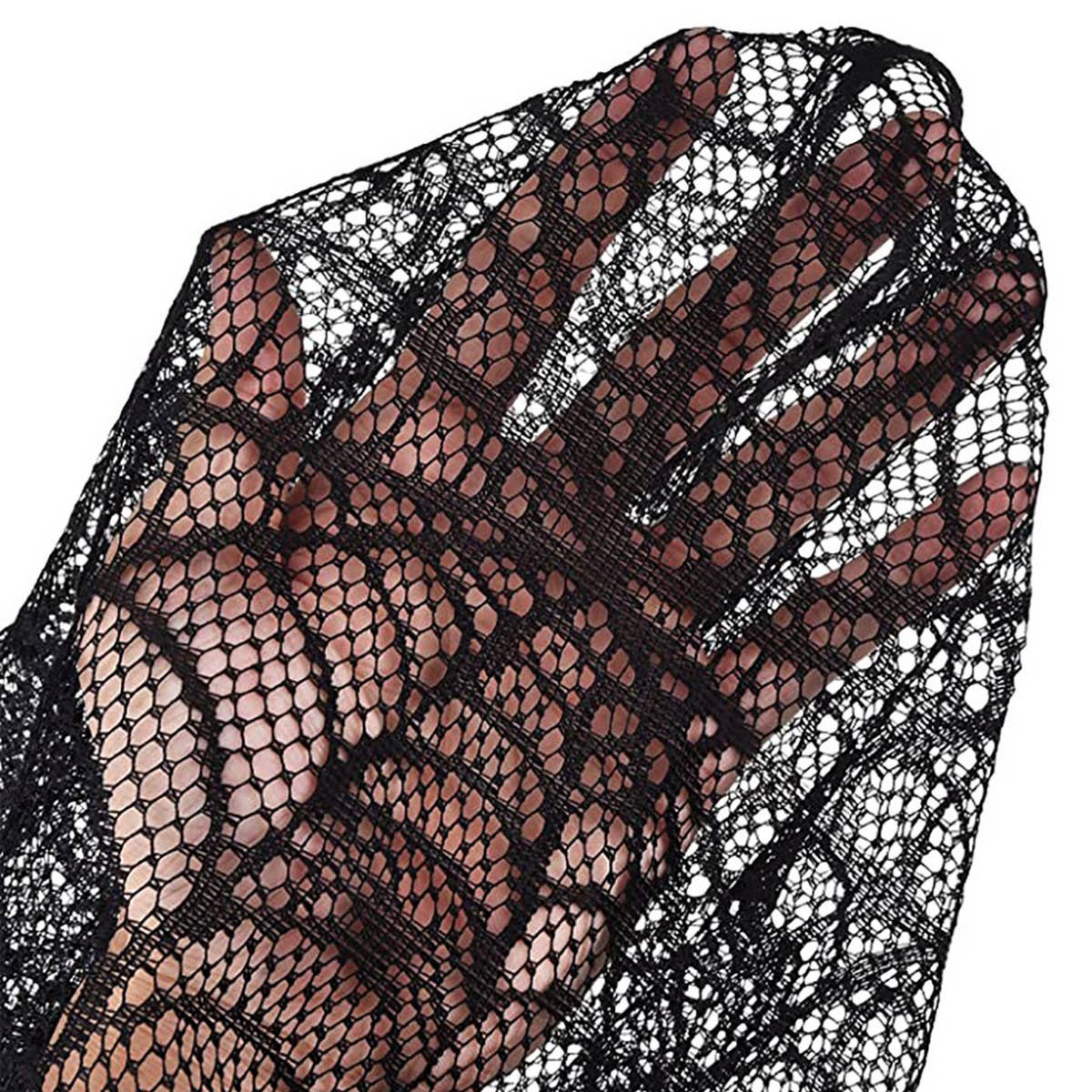 HALLOWEEN FIREPLACE CLOTH LACE DECORATION FABRIC