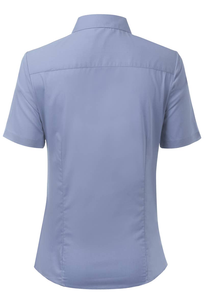 CWTSTS118_Slim Classic Short Sleeve Button Down Collar Shirt