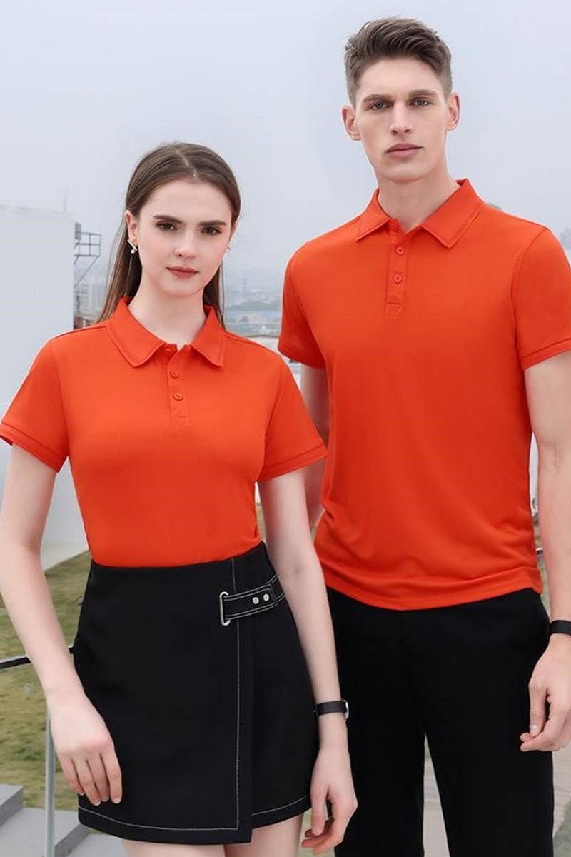 CWTBLS02429_WORKWEAR COLLARED SHORT SLEEVE POLO T-SHIRT