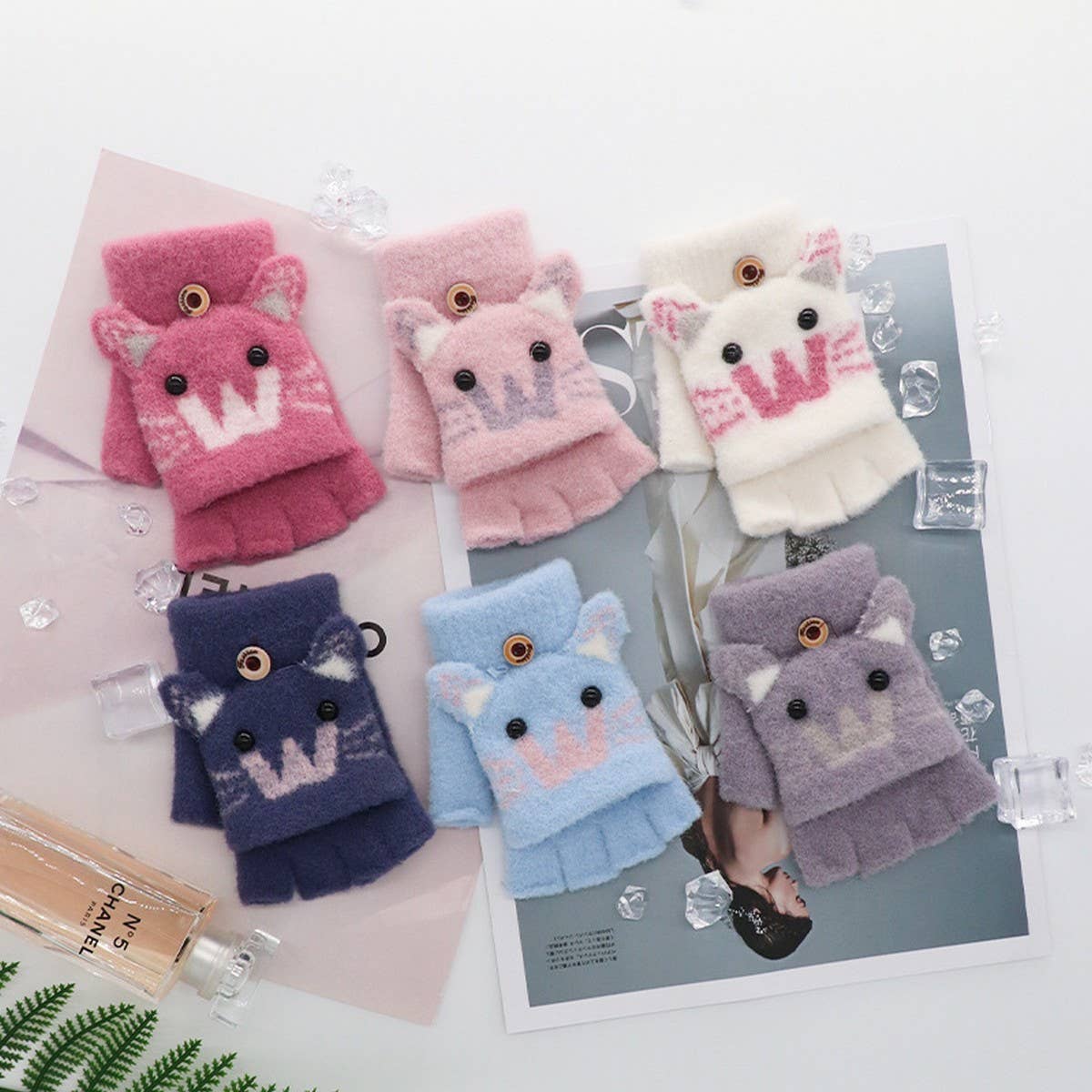 CHILDREN'S GLOVES CUTE CARTOON WINDPROOF GLOVES_CWAG0153