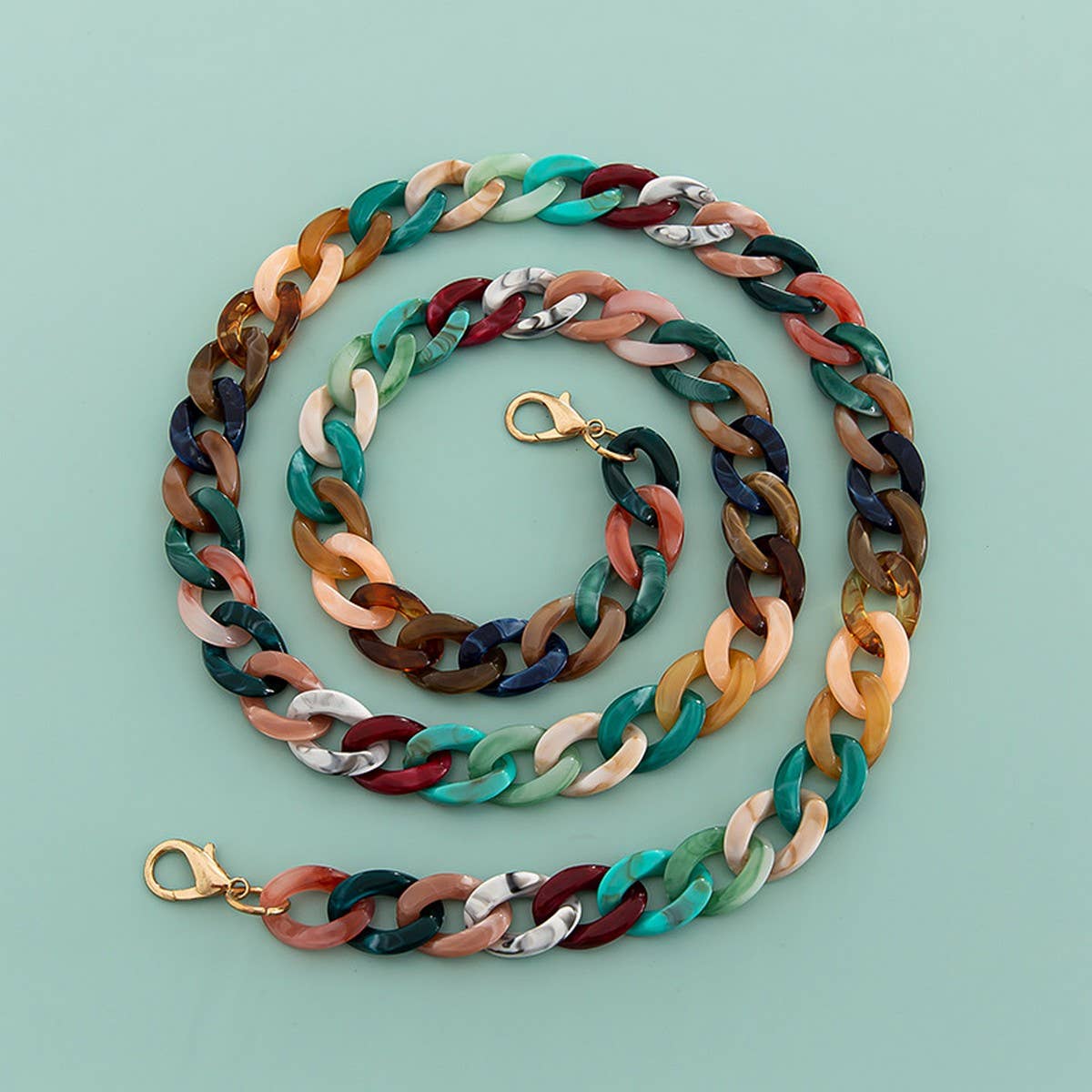 47.24"Mixed-Color Bag Chain,Phone Case Strap_CWMM5091