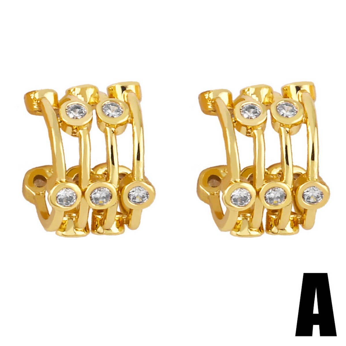 THREE LAYER EAR BONES WITHOUT EAR HOLES