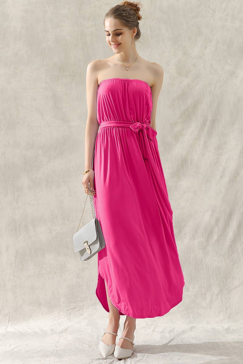 CWDTD033_OFF SHOULDER TUBE TOP MAXI DRESS WITH WAIST STRAP