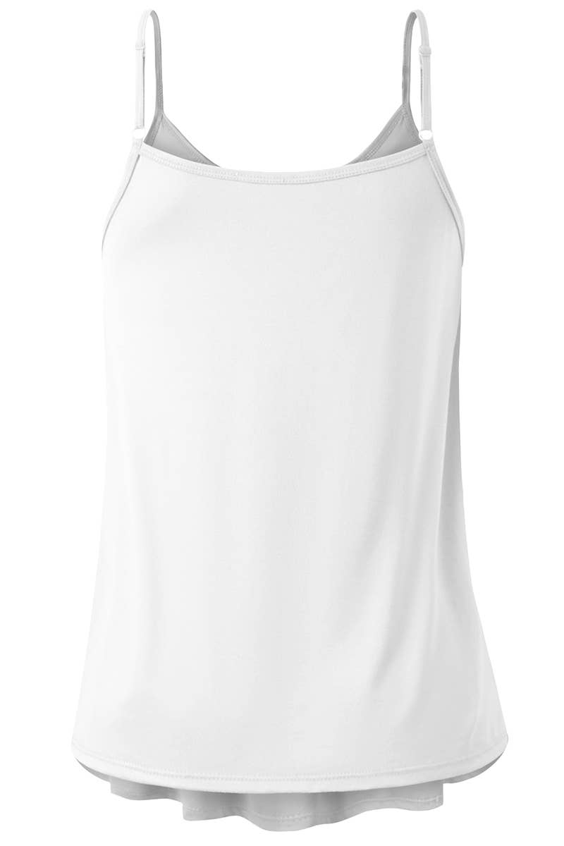 CWTTK229_Sleeveless Pleated Layered Cami Tank Knit Top