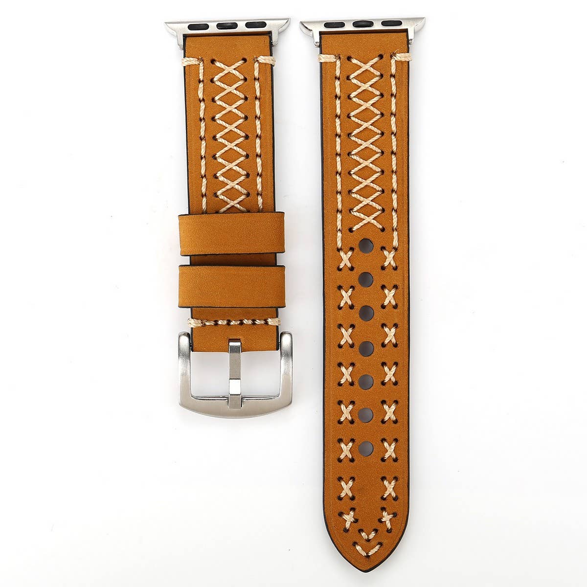 APPLE WATCH9-1 HANDMADE LEATHER STRAP_CWASC1580