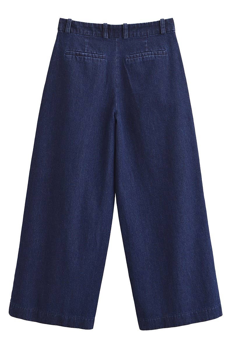 CWSBSSL0151_DENIM SUIT VEST + PANTS PERSONALITY STREET SUIT