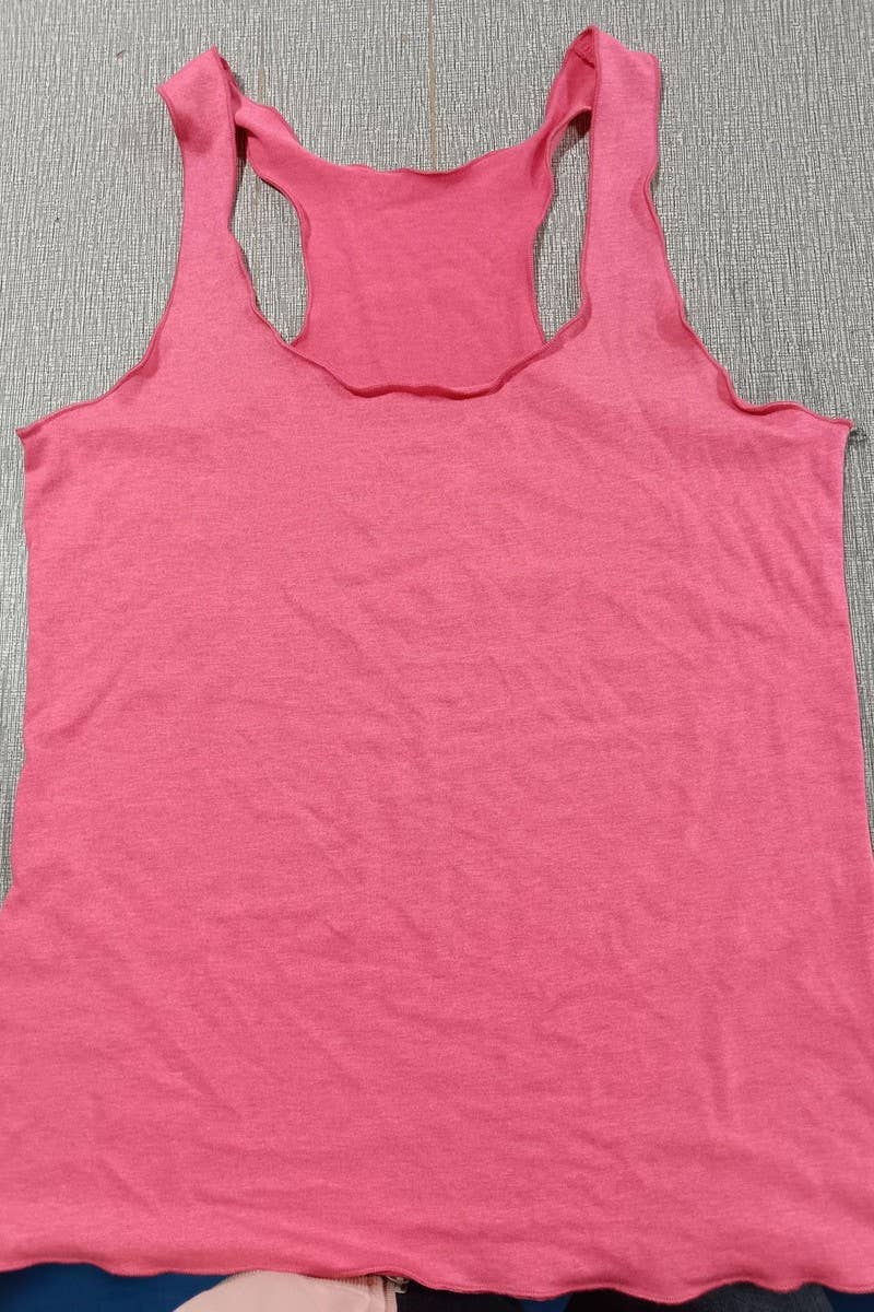 CWTTK0424_SOLID COLOR CREW NECK TANK TOP