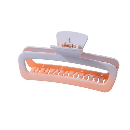 Matte Gradient XL Rectangle Hair Claw Clip_CWAHA0473
