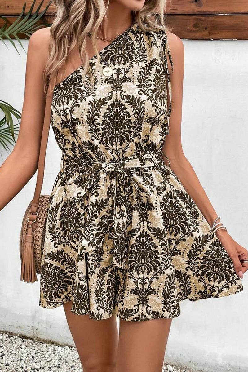 CWSJS1670_SUMMER OFF-SHOULDER TIE-DOWN FASHION JUMPSUIT