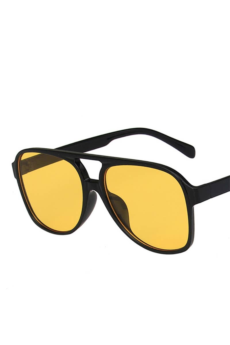 Vintage Double Bridge Aviator Sunglasses