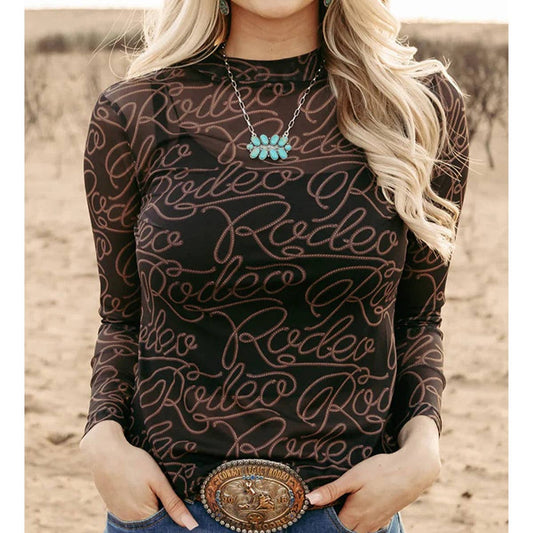 Crew neck slim-fit fashion all-in-one print base