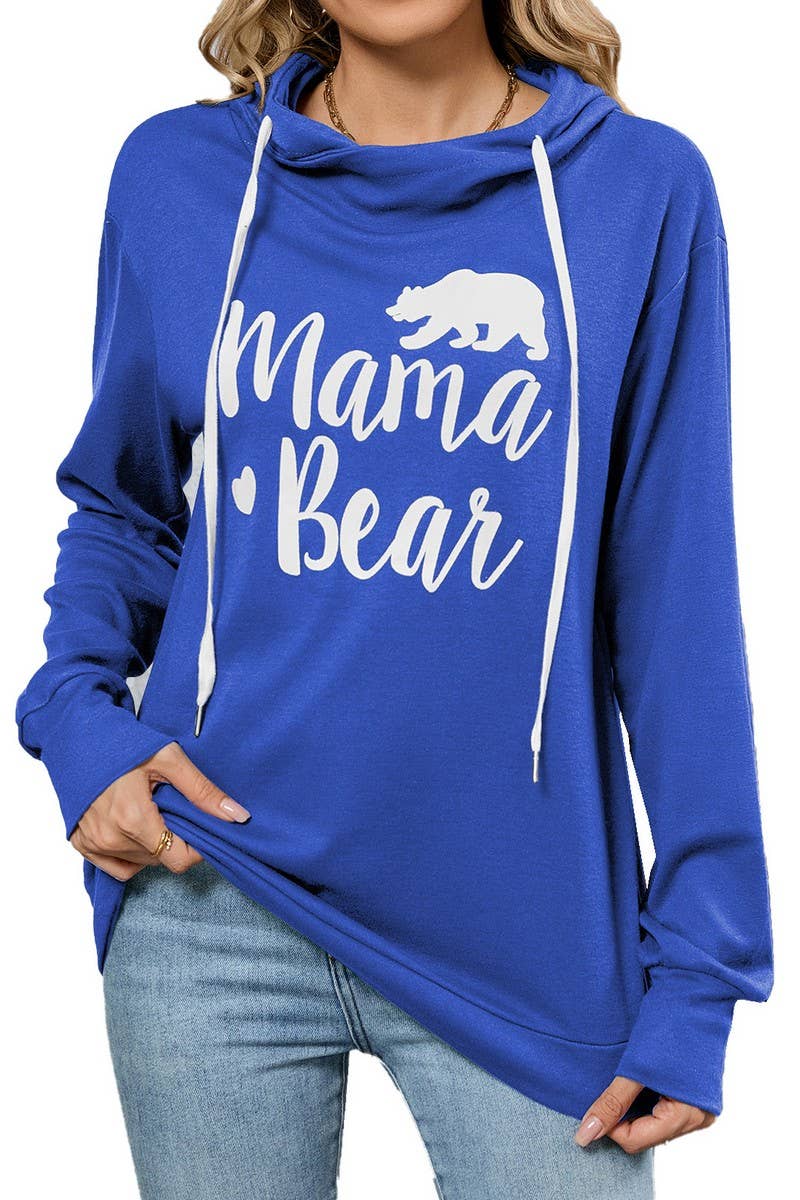 CWTTL01002_AUTUMN AND WINTER HOODED LOOSE CASUAL SWEATSHIRT