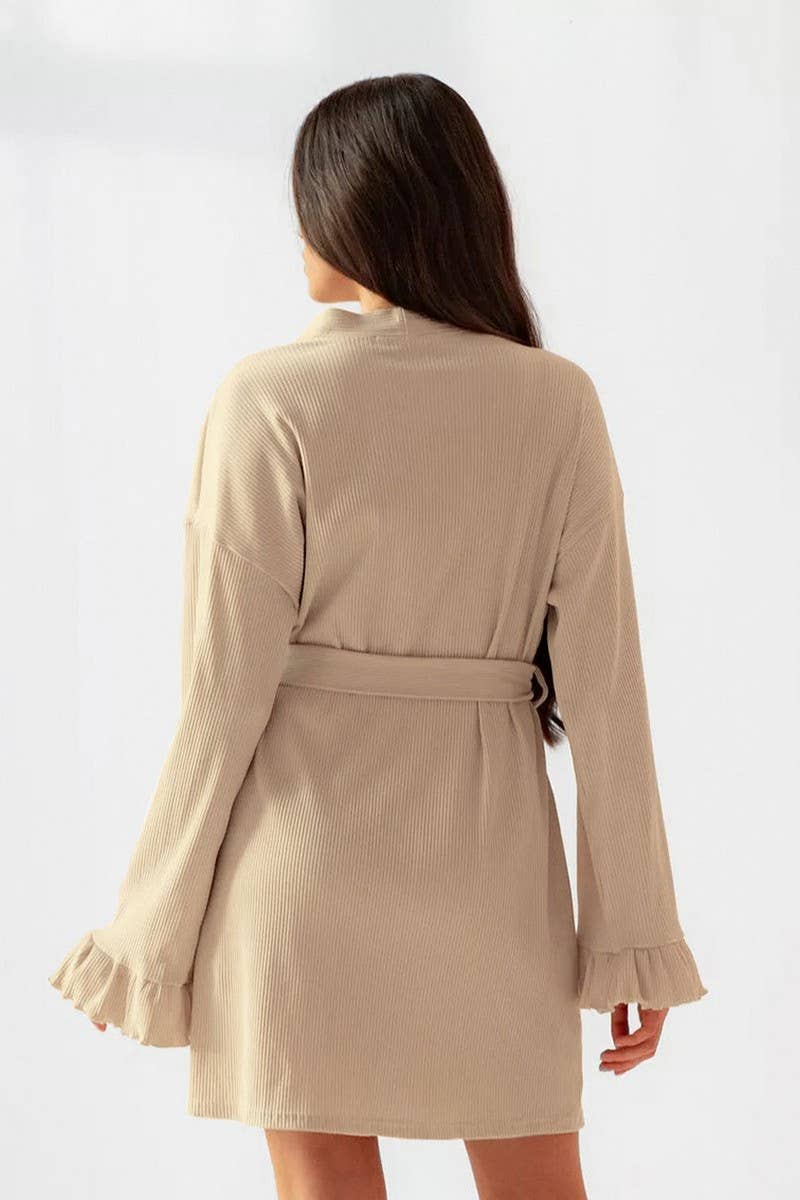 CWSPJ0274_LONG-SLEEVED TIE NIGHTGOWN HOME WEAR