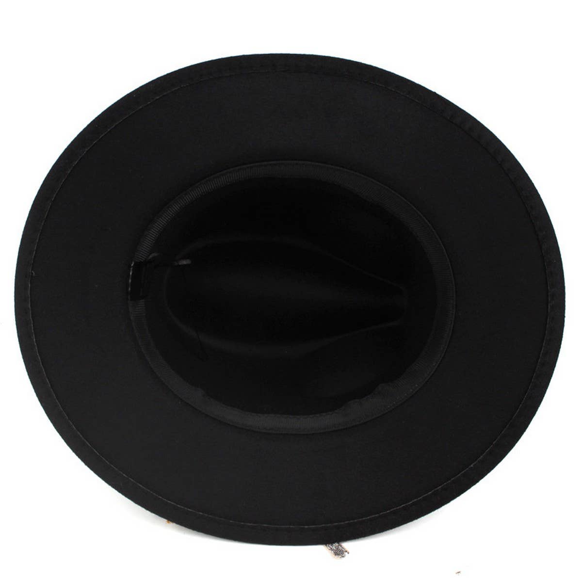 PEARL EMBELLISHED WARM WINDPROOF PANAMA HAT_CWAH1881