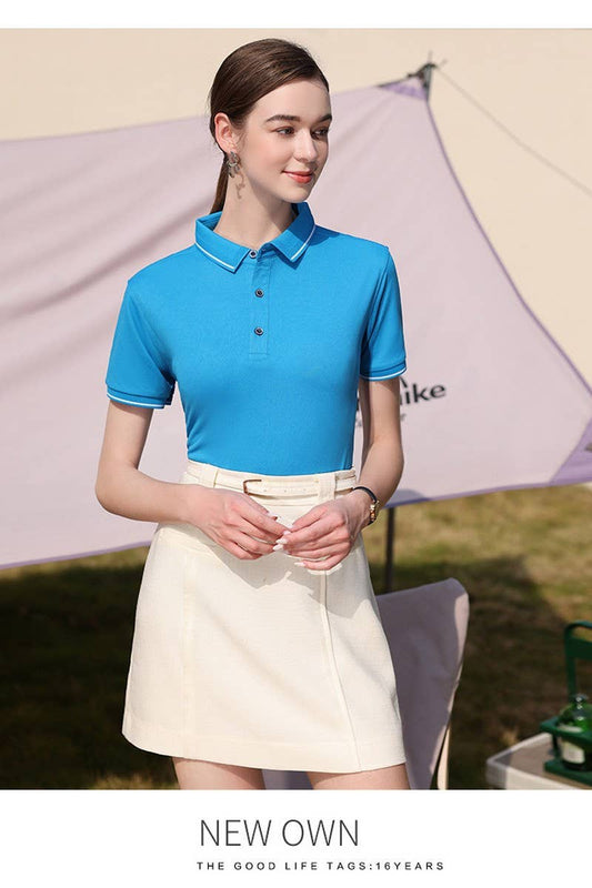 CWTBLS02427_COLLAR WITH CONTRAST TRIM BUSINESS POLO SHIRT