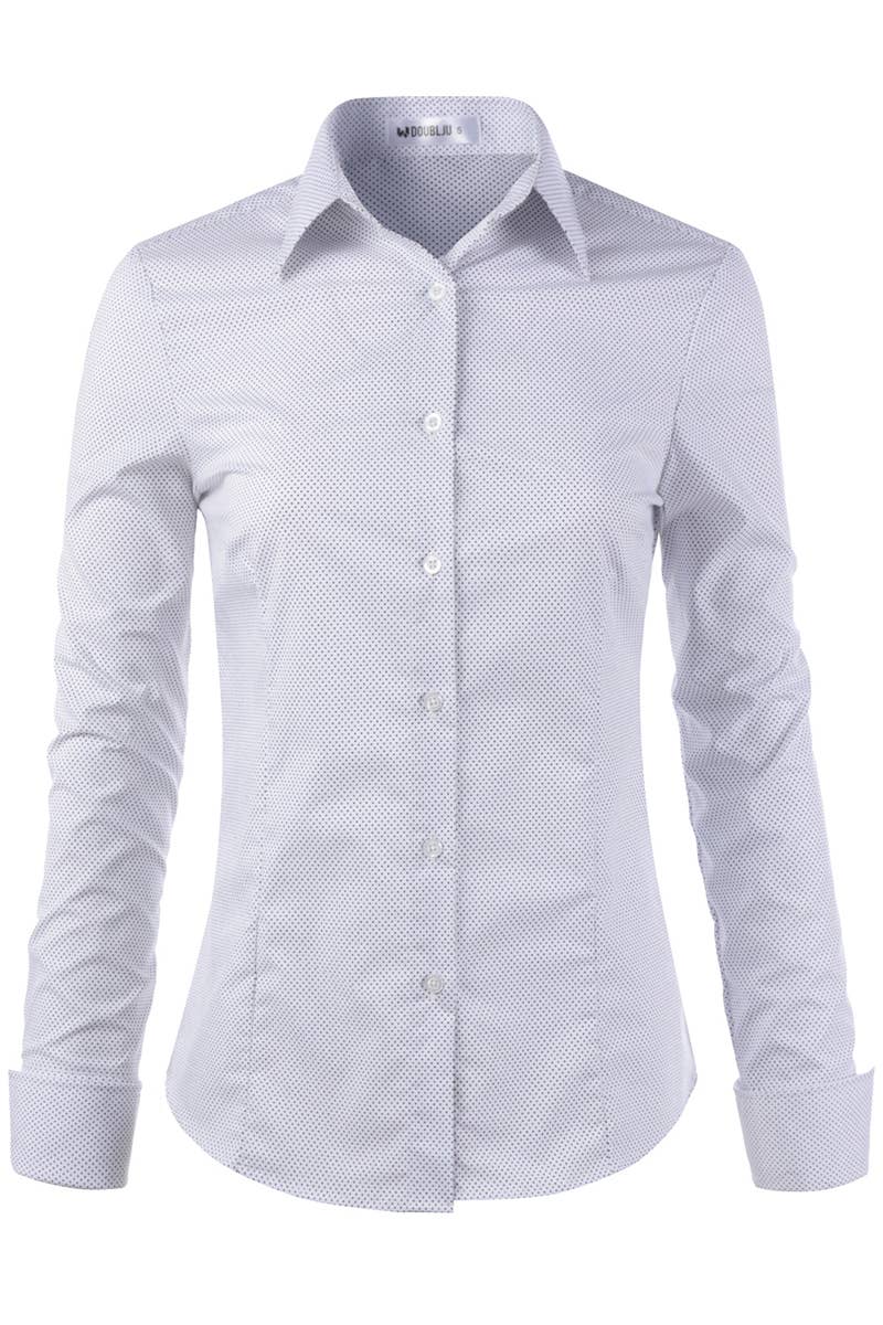 CWTDSL028_Button Down Long Sleeve Collared Shirts