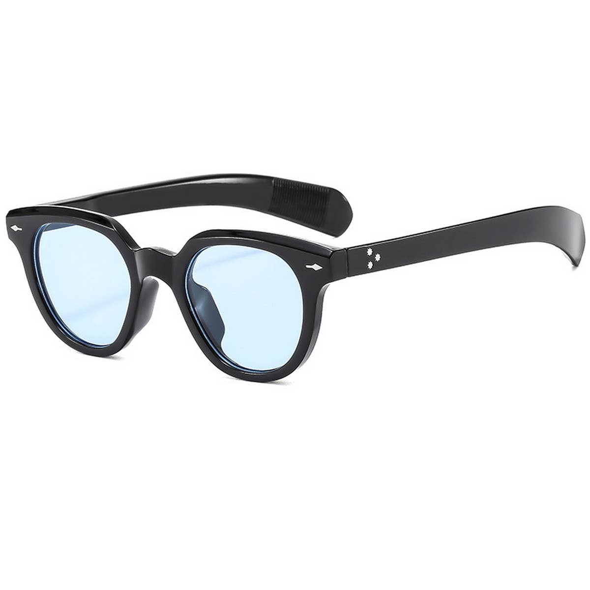 FASHIONABLE OVAL LEOPARD PRINT SUNGLASSES