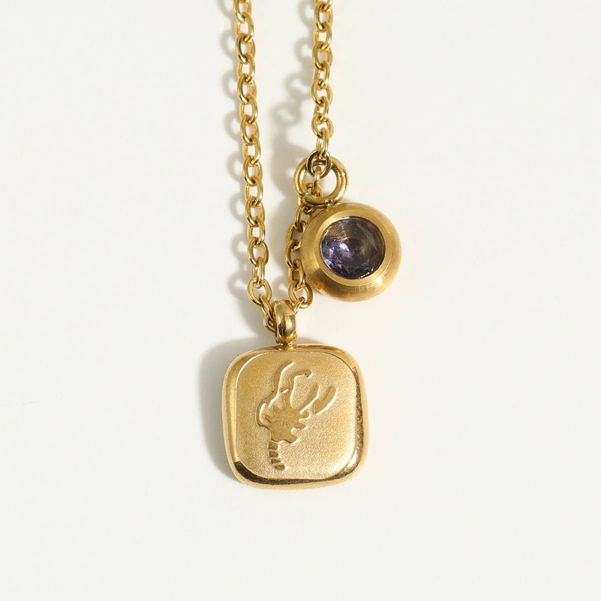 NEW RETRO 12 ZODIAC SIGN PENDANT NECKLACE