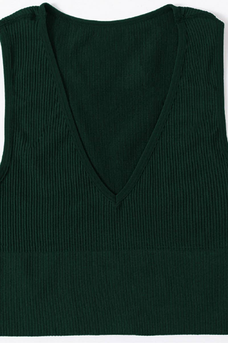 CWTTK1123_DEEP V NECK CROPPED CAMI TANK TOP