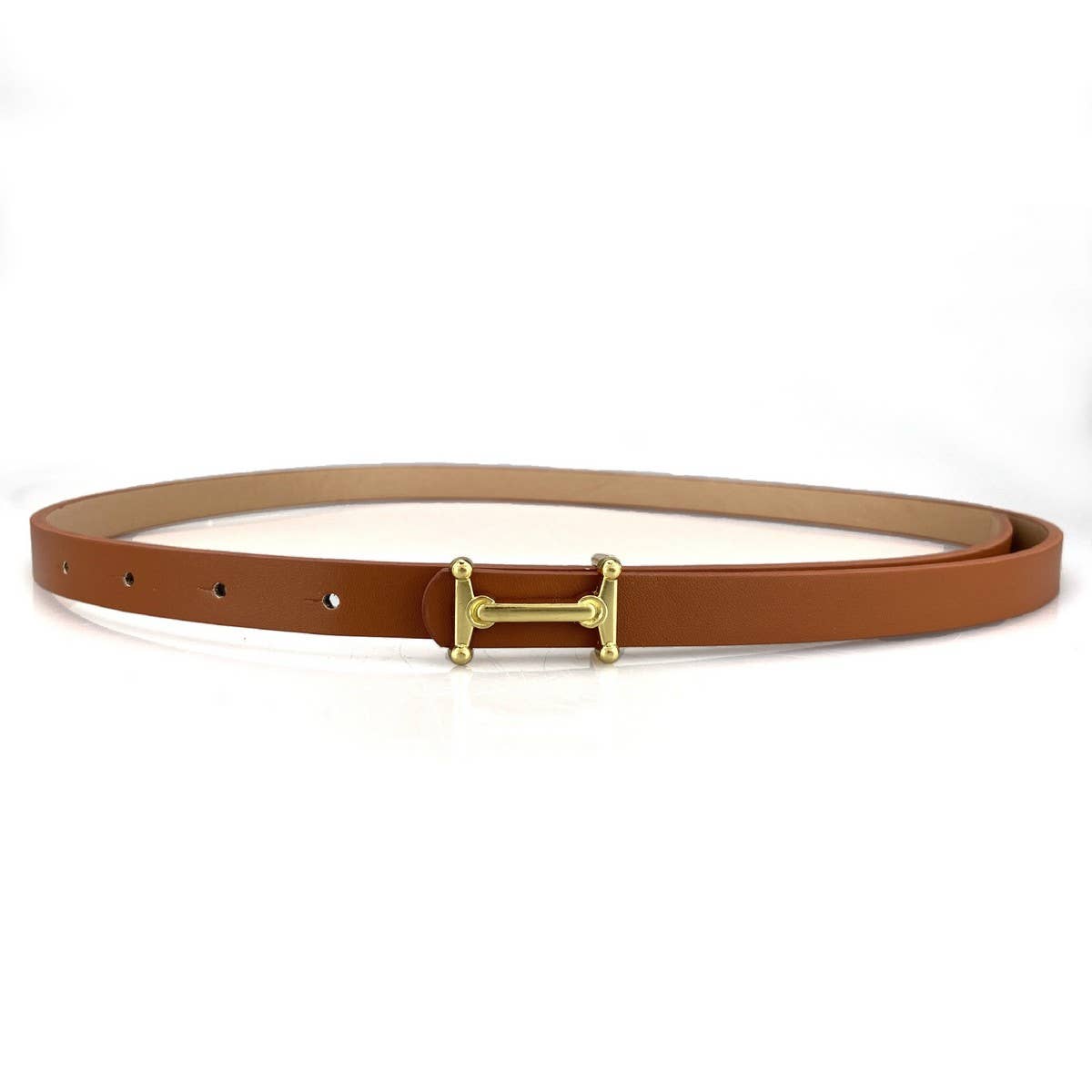 VERSATILE BLACK THIN BELT WOMEN'S ACCESSORIES_CWABE0694