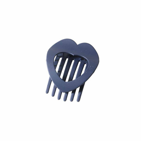 PC flat heart-shaped simple hair clip