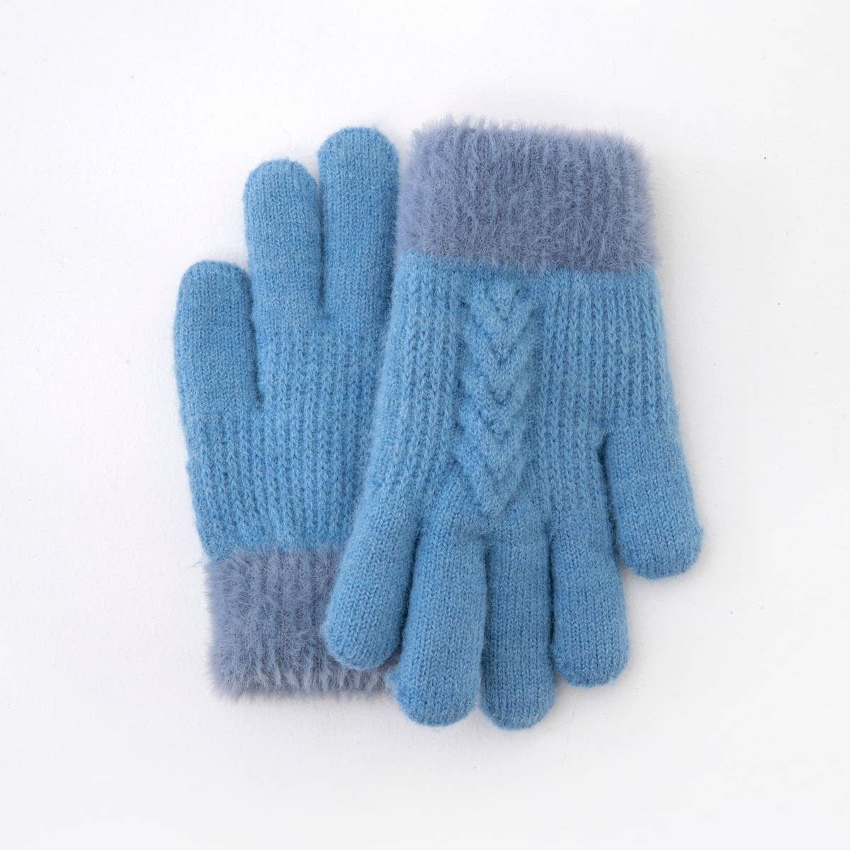 CWAG00570_KIDS WINTER PLUSH DOUBLE LAYER WARM GLOVES