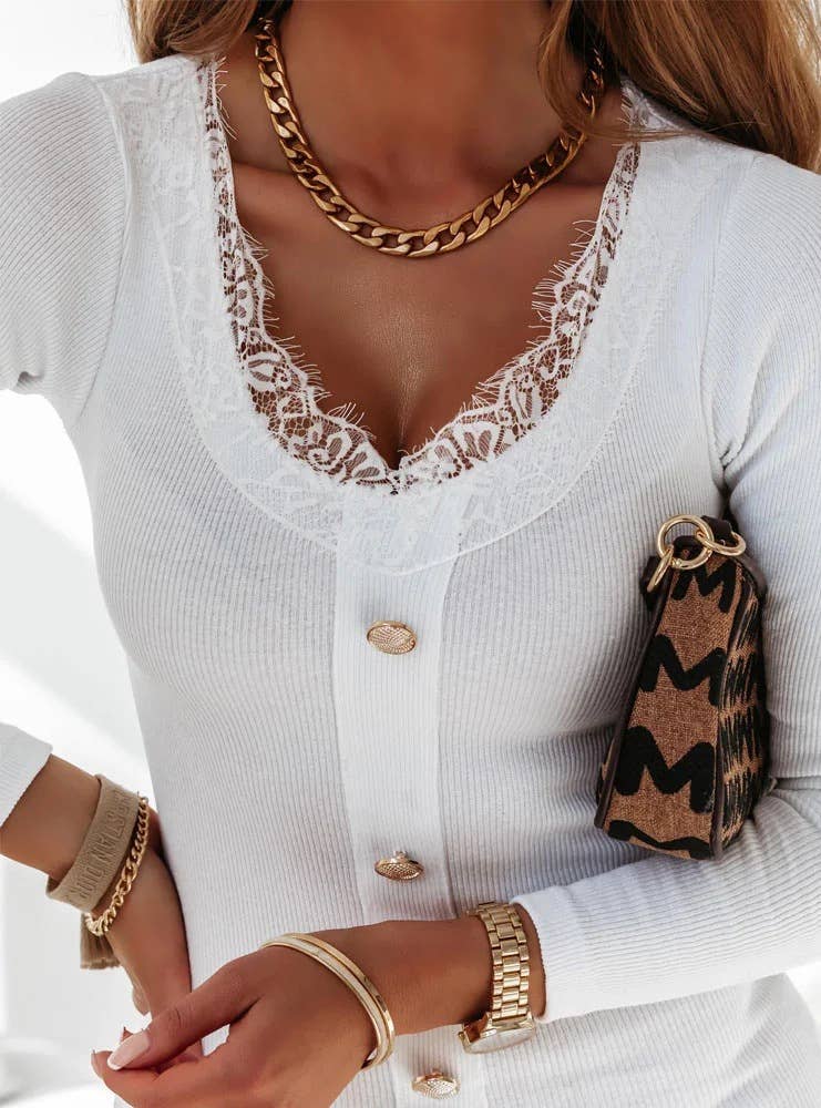 CASUAL KNITTED RIBBED SHORT HIP WRAP DRESS