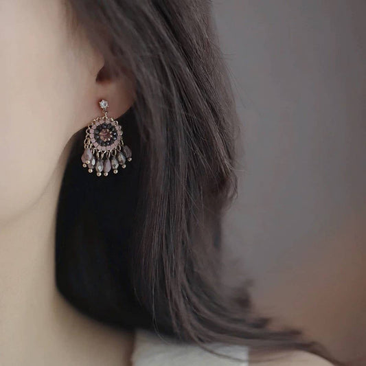 RETRO TASSEL TEMPERAMENT PERSONALITY EARRINGS