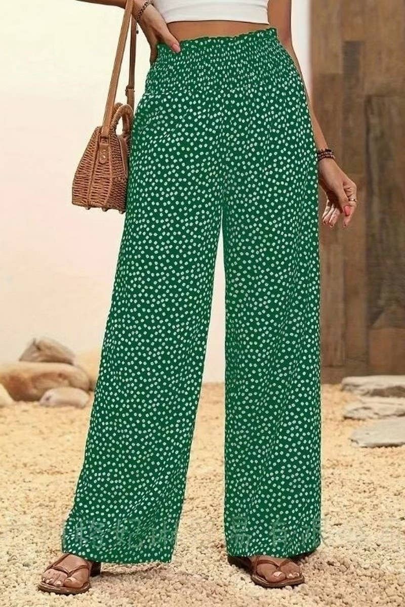 CWBLP1998_SUMMER CASUAL ELASTIC WAIST STRETCH PANTS