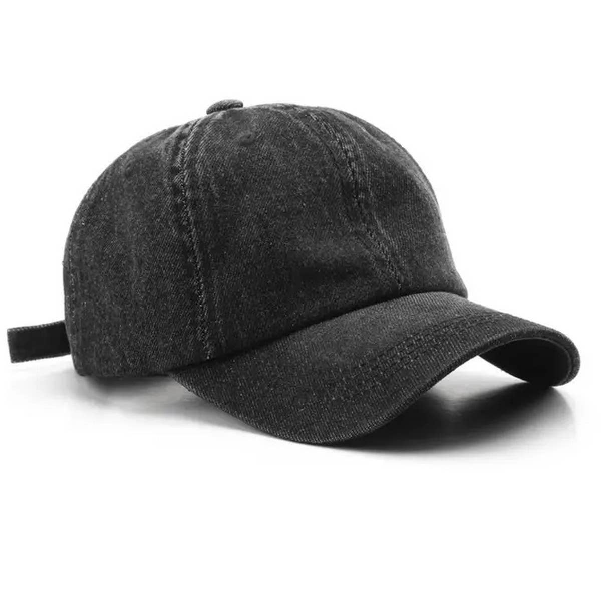 Minimalist Denim Baseball Cap for Couples_CWAH0505