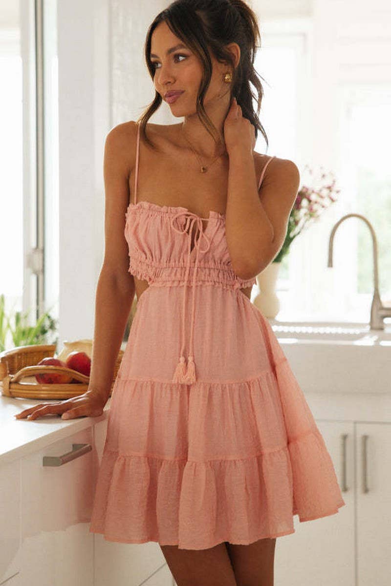 CWDSD8193_OFF SHOULDER BACKLESS SPAGHETTI STRAP MINI DRESS