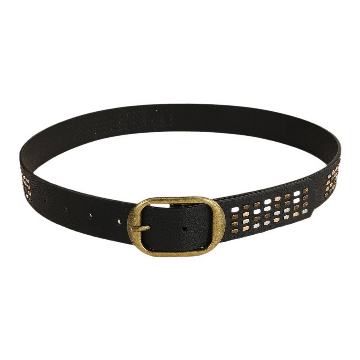 IRREGULAR CLAW NAIL rhinestone METAL BEAD BELT
