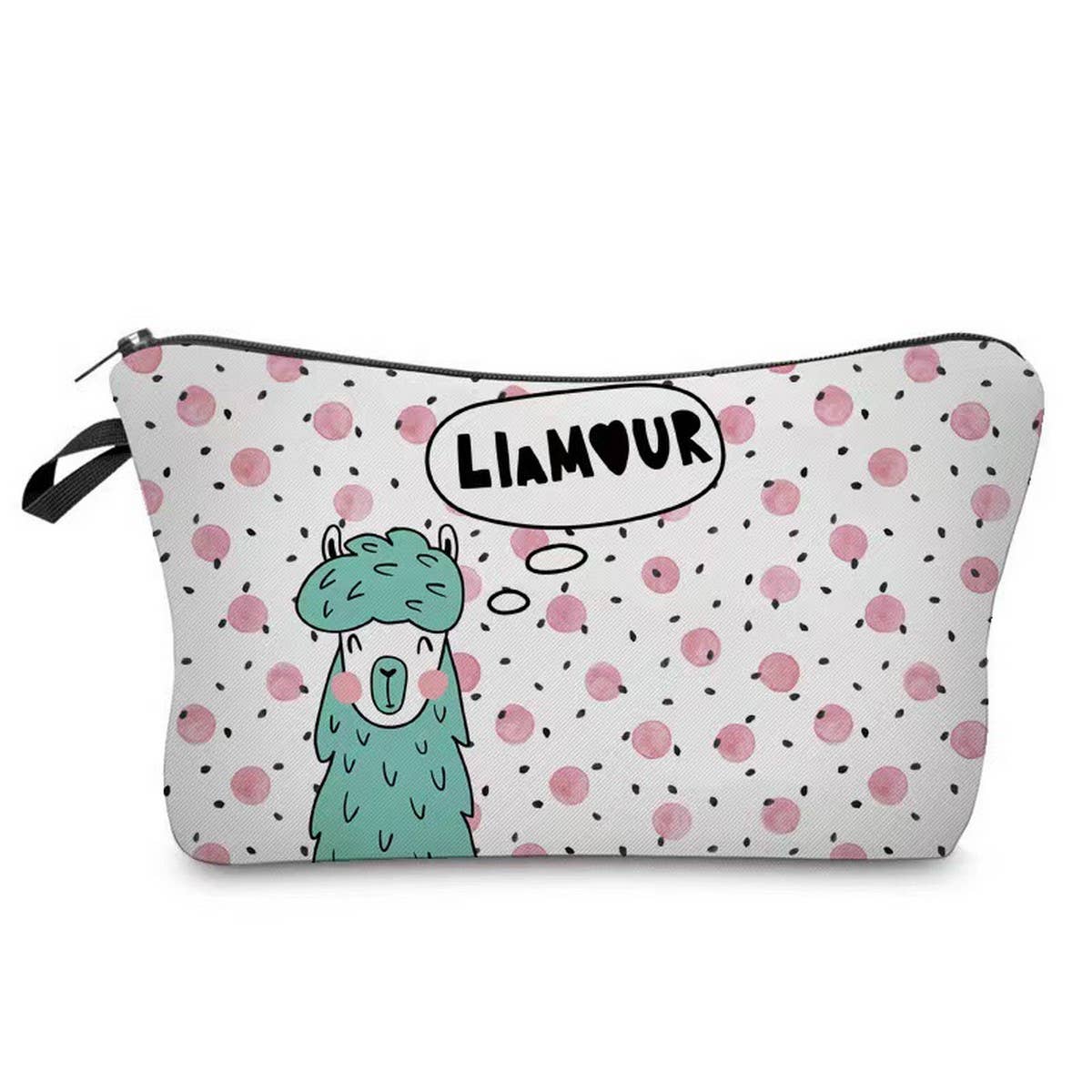 BEST-SELLING ALPACA PRINT COSMETIC BAG_CWAB2264
