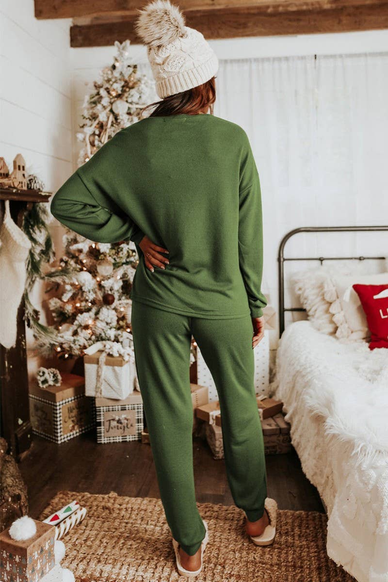 CWSTB00494_CHRISTMAS SEQUINED LONG SLEEVE PANTS SET